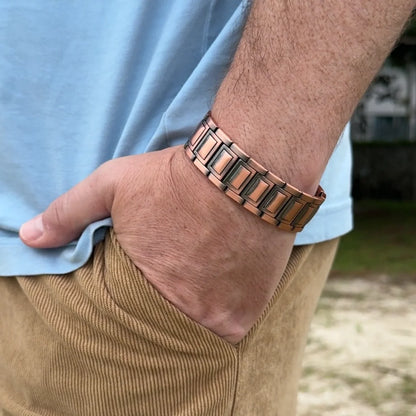 Pulsera Magnética de Cobre — Alivio del Dolor y la Inflamación