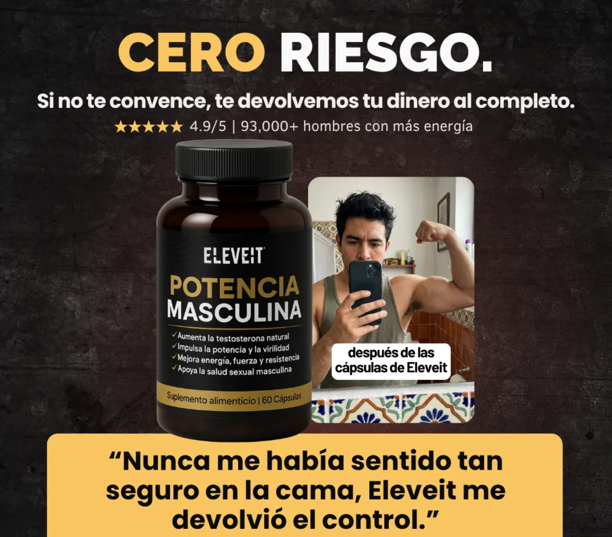 Cápsulas "Potencia masculina"