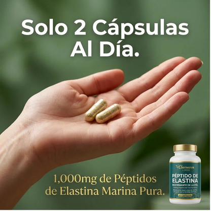 Fórmula reafirmante de la piel con péptidos de elastina