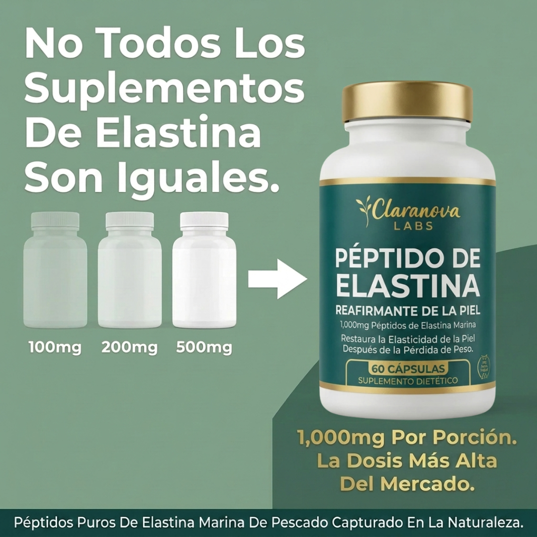 Fórmula reafirmante de la piel con péptidos de elastina