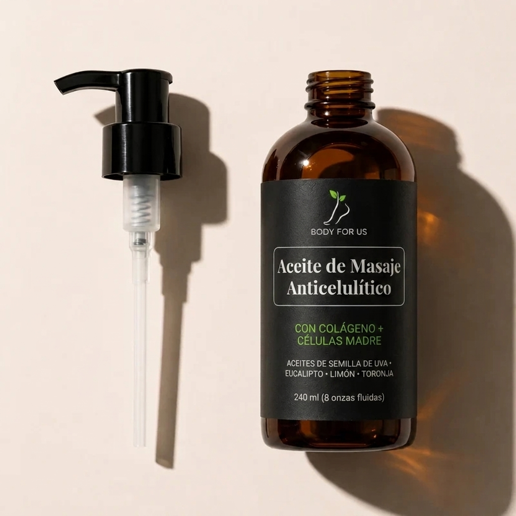 Aceite de masaje Anticelulítico Body For Us 240ml