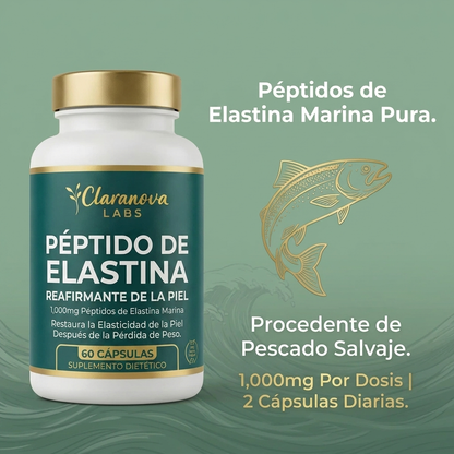 Fórmula reafirmante de la piel con péptidos de elastina