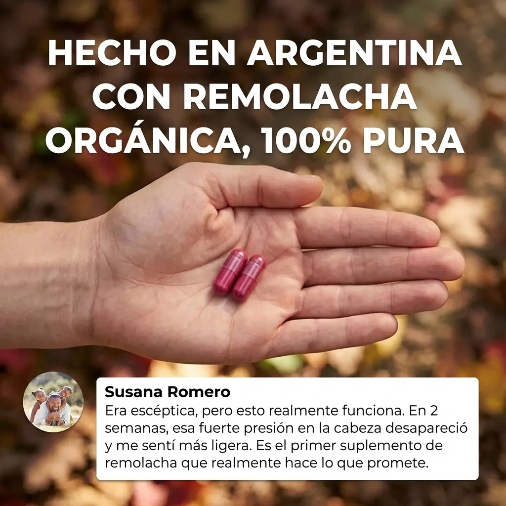 Cápsulas de Remolacha Orgánica | Circulación y Energía