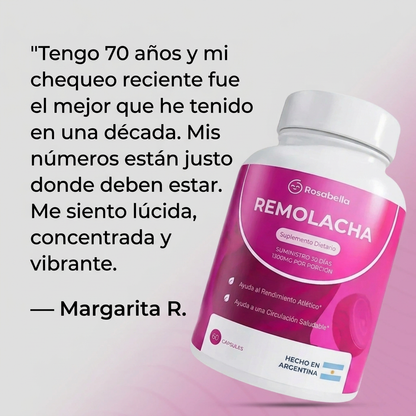 Cápsulas de Remolacha Orgánica | Circulación y Energía